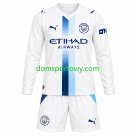 Koszulka Manchester City Dziecięcy Trzeci Koszulki Piłkarskie 2026-2027 Długi Rękaw